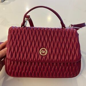 ANNE KLEIN Burgundy Purse